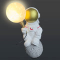 Astronaut Desk Lamp - Sitting on Moon