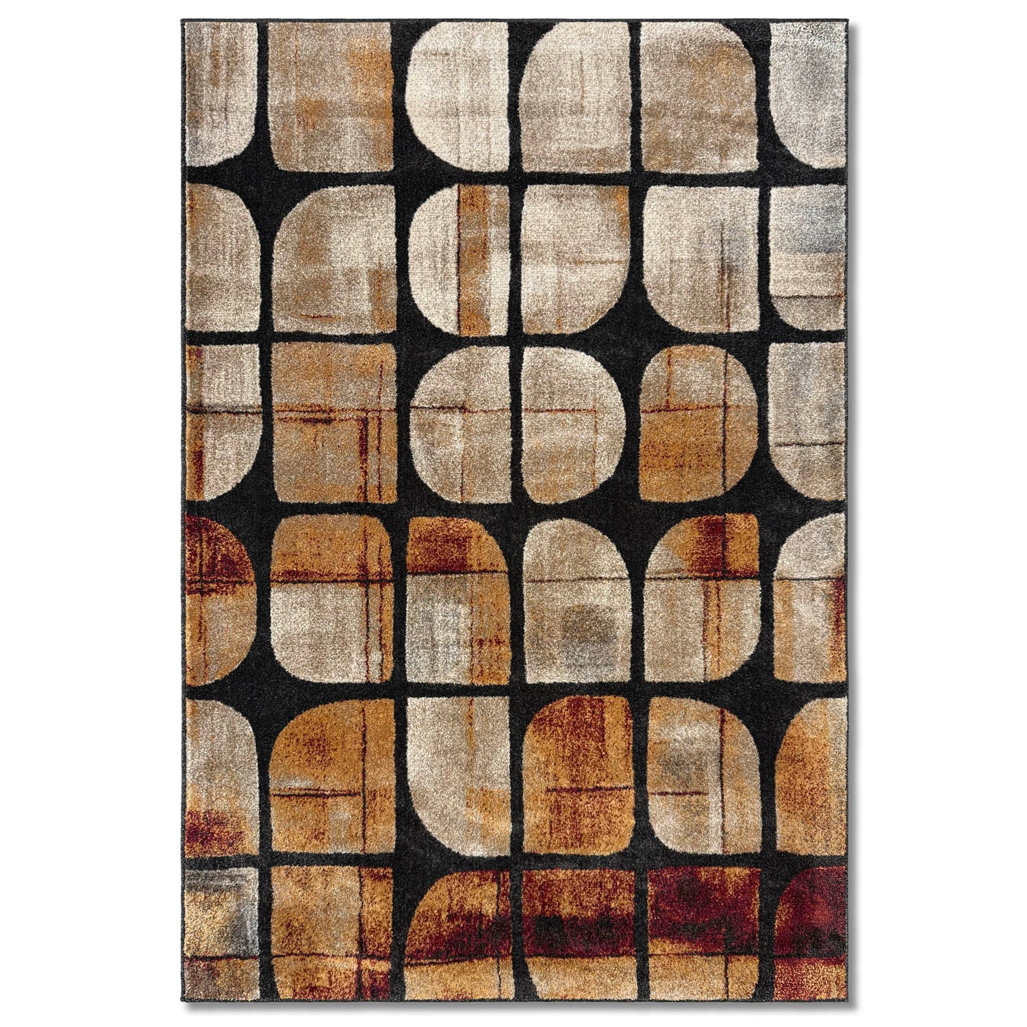 That 70s Area Rug (colour Rust)