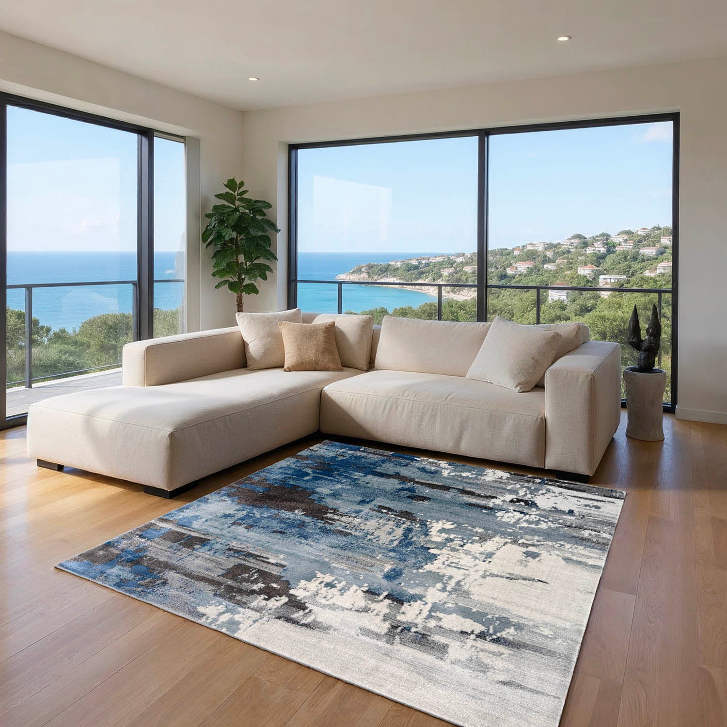 Tempest Area Rug (colour Ocean)