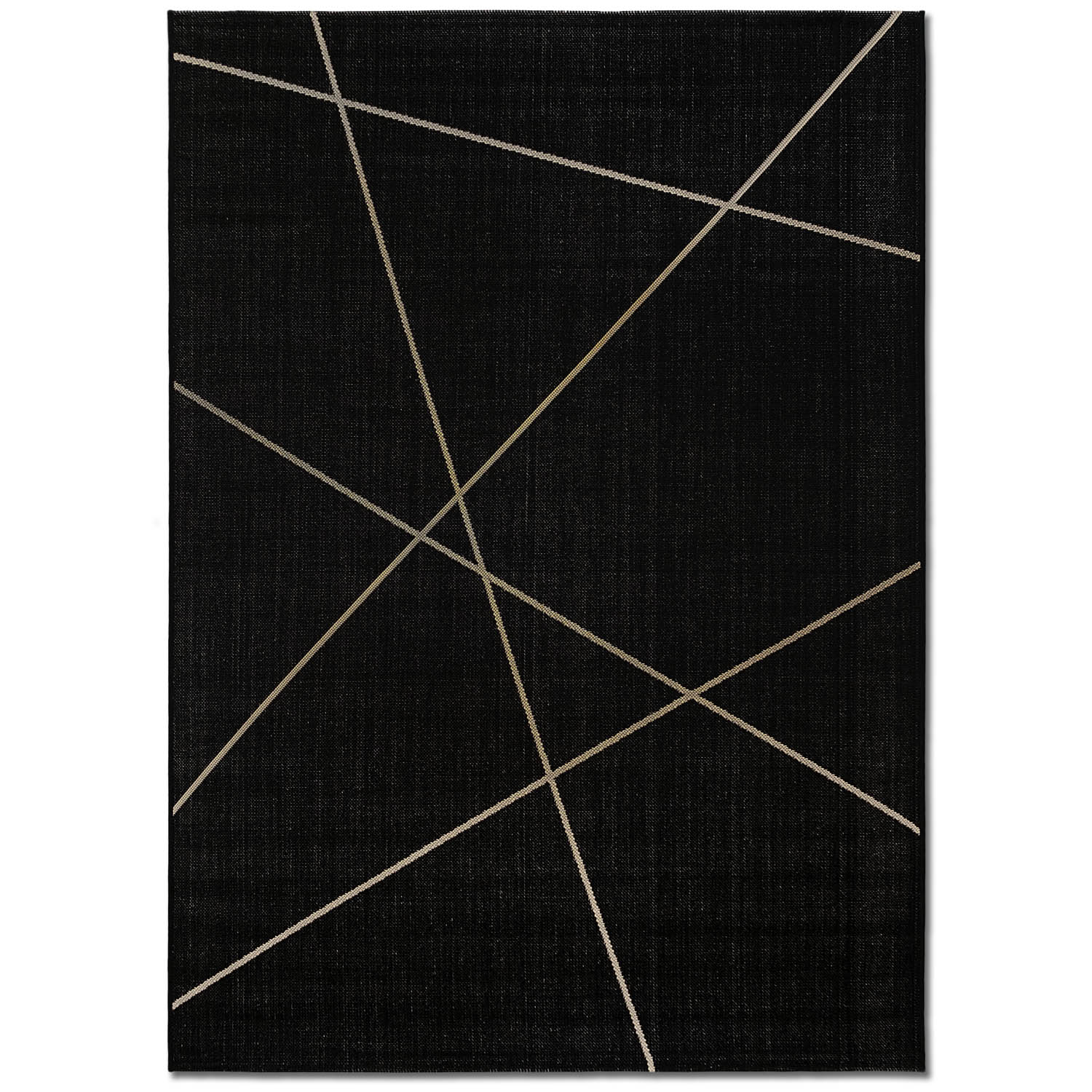Cubism Indoor/Outdoor Rug (Black) – Equator