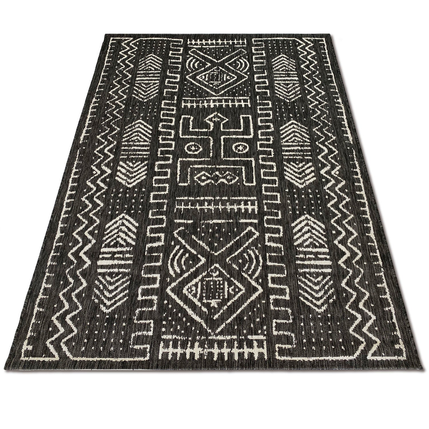 Dogon Indoor/Outdoor Rug (Charcoal)