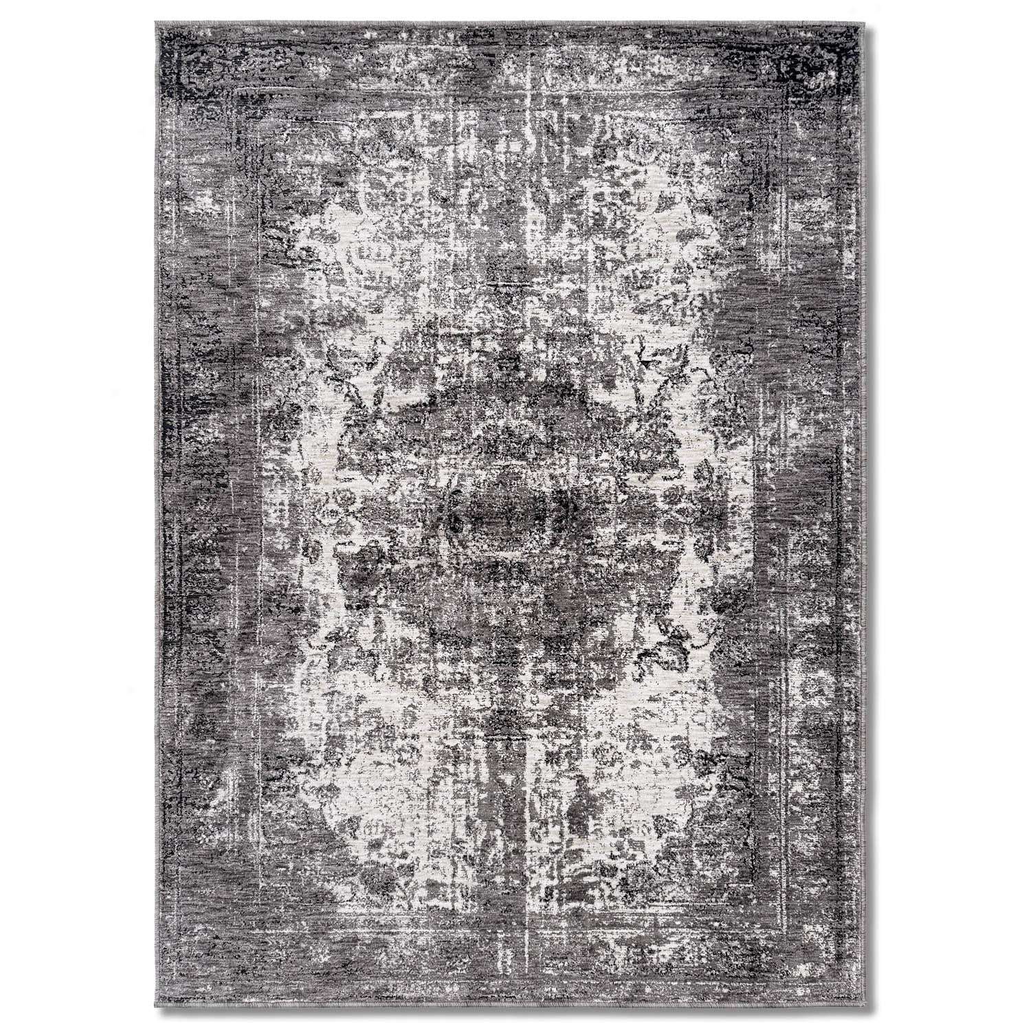 Kashan Area Rug (colour Pewter)