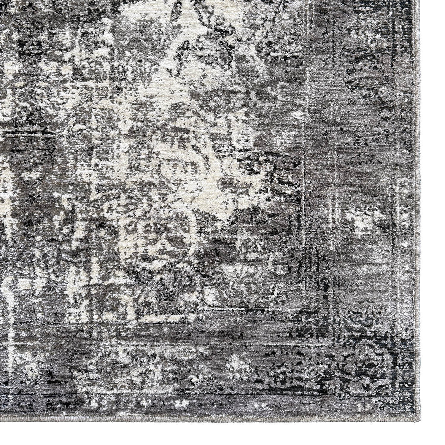 Kashan Area Rug (colour Pewter)