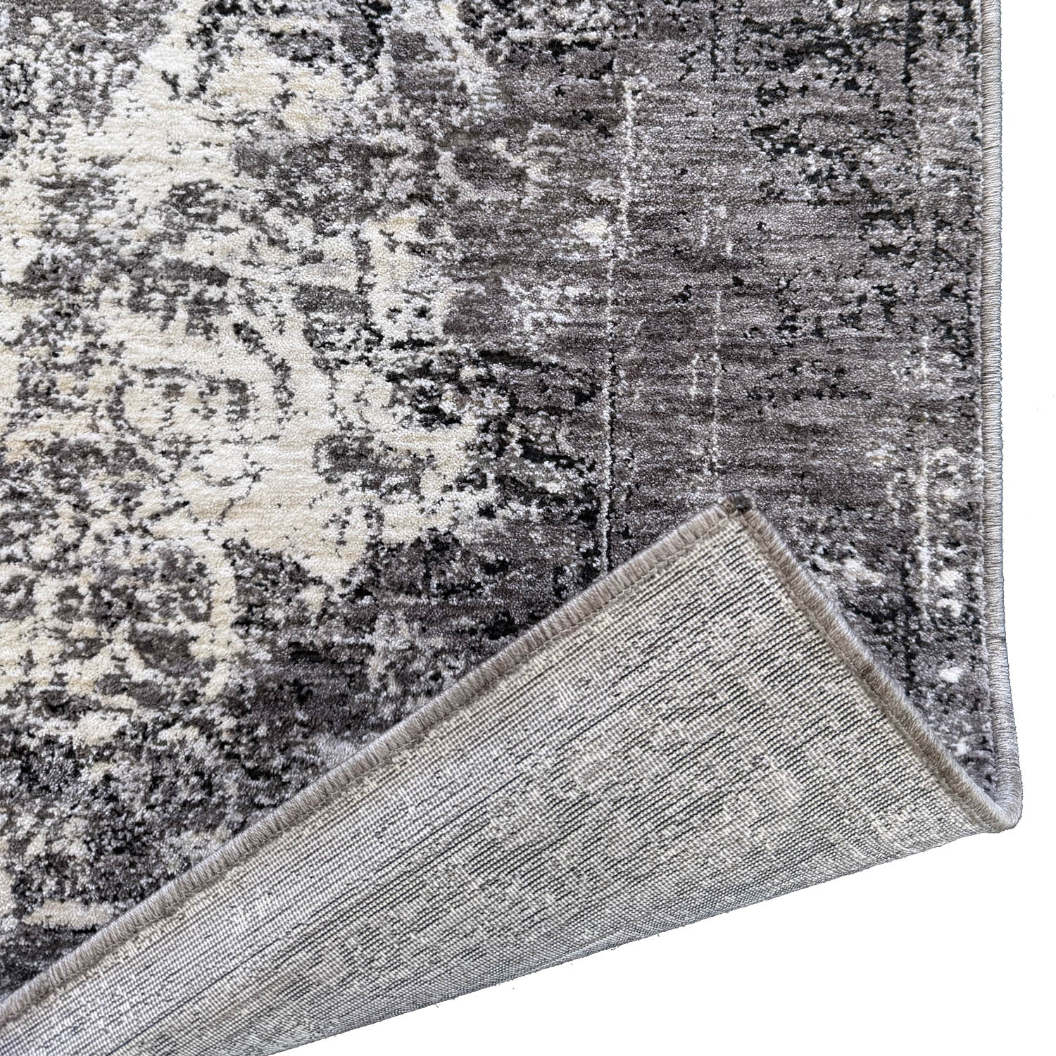 Kashan Area Rug (colour Pewter)