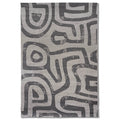Kuba Cloth Indoor/Outdoor Rug (colour Smoke)