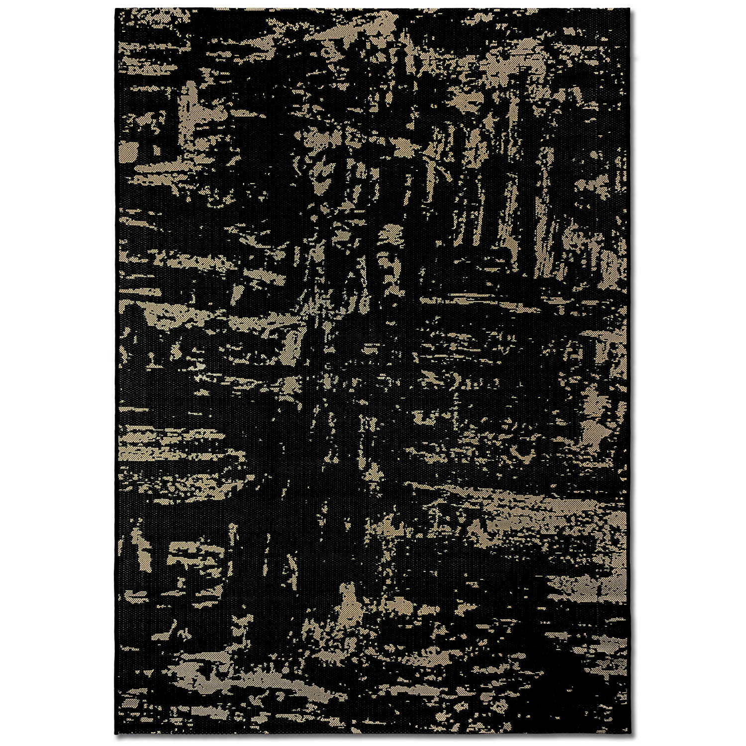 Luna Indoor/Outdoor Rug (Black)