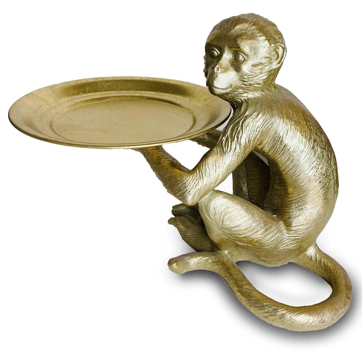 Gold Monkey with Tray