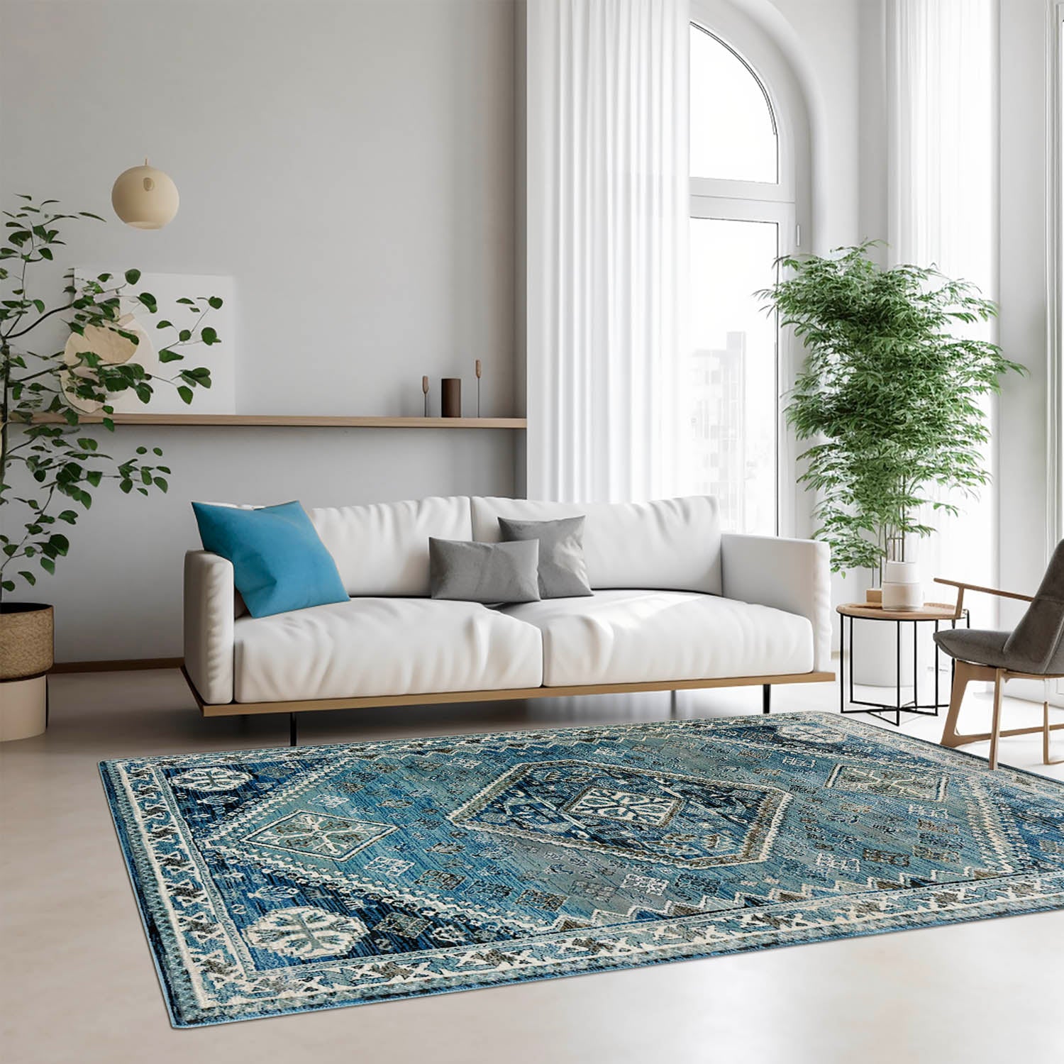 Nomad Area Rug (colour Sapphire)