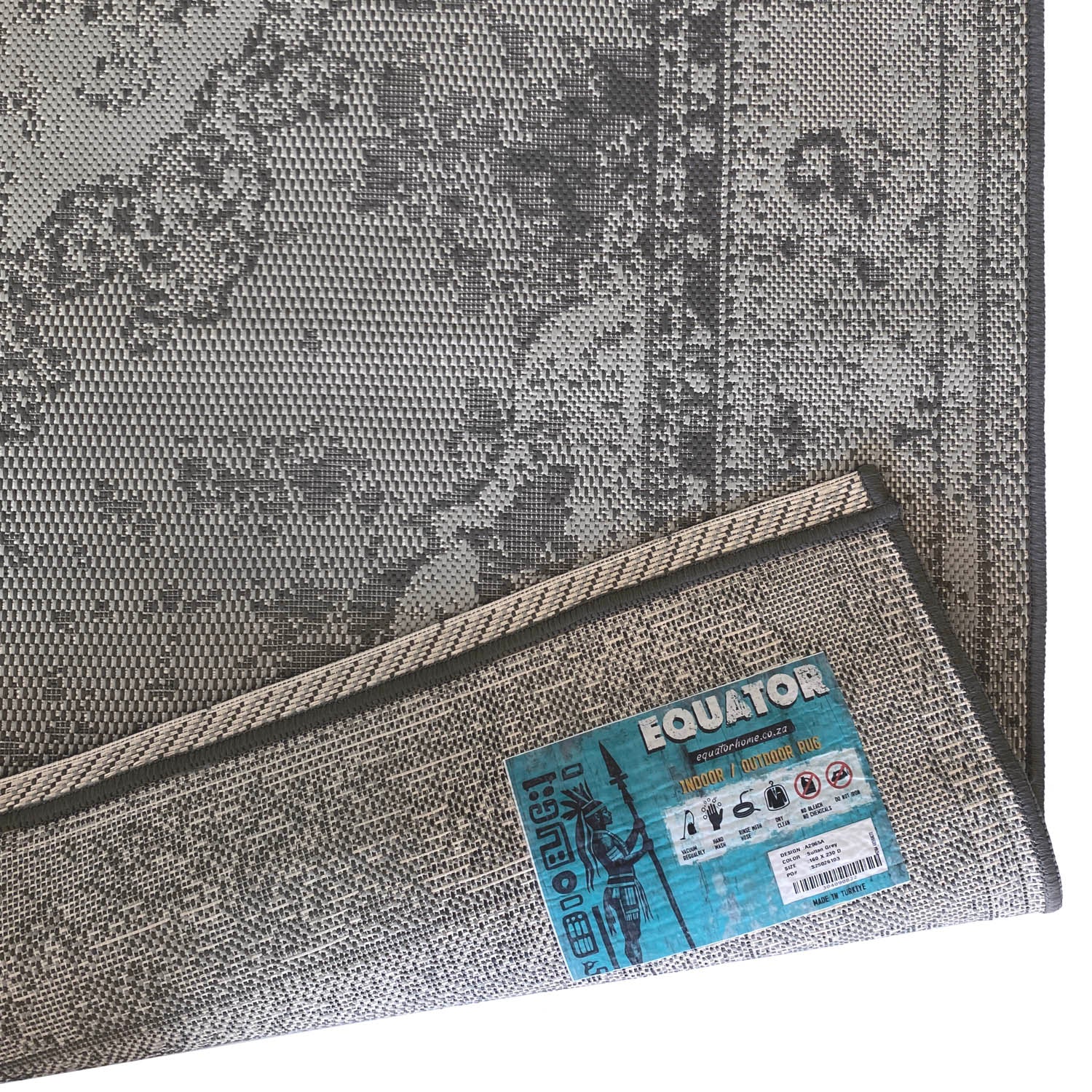 Sultan Indoor/Outdoor Rug (colour Smoke)