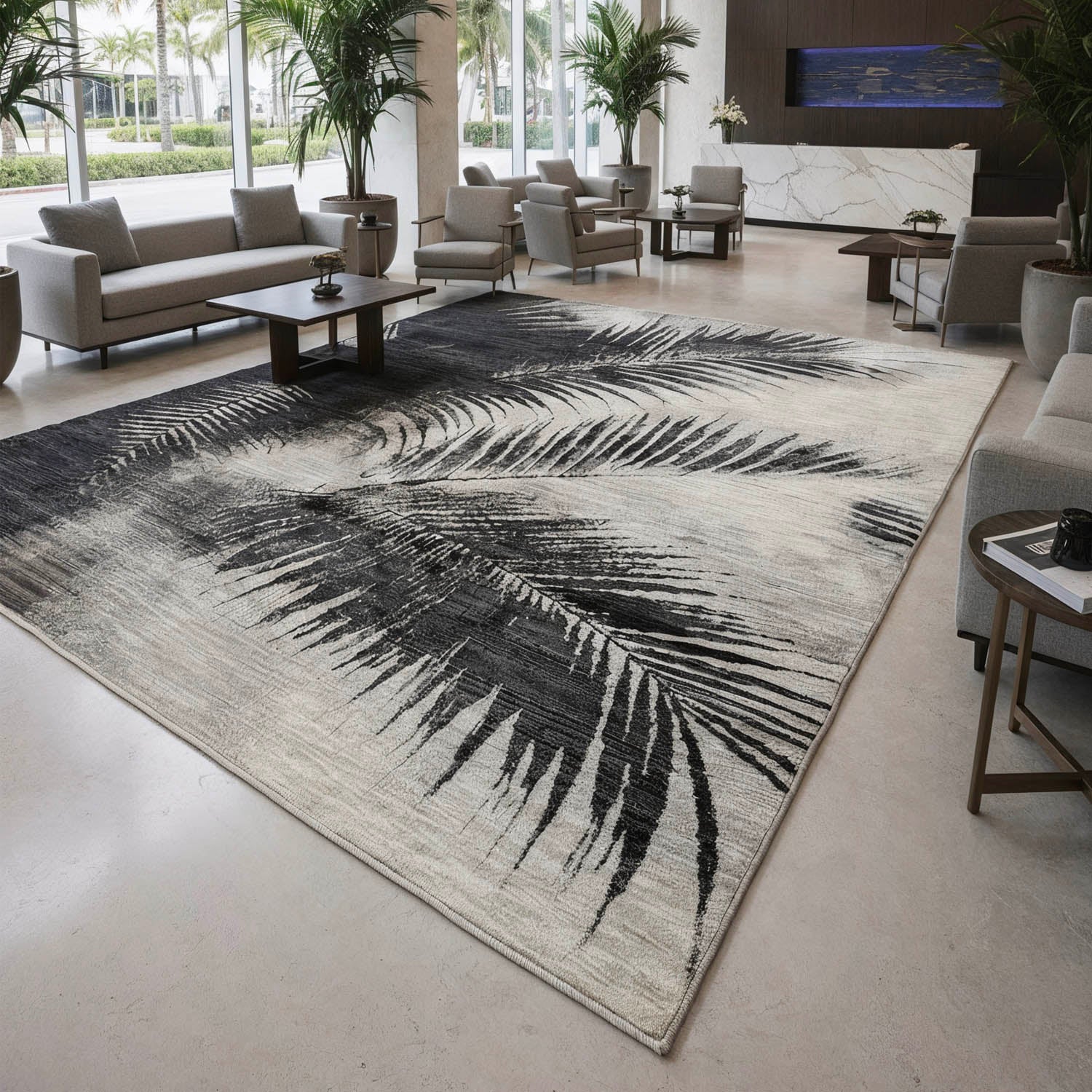 Virunga Area Rug (colour Charcoal)