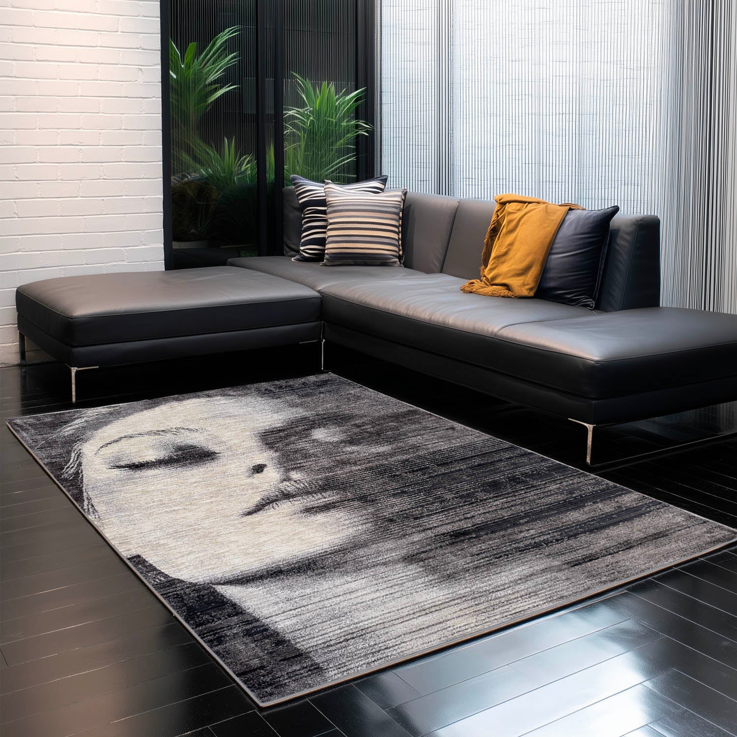 Vogue Area Rug (colour Charcoal)