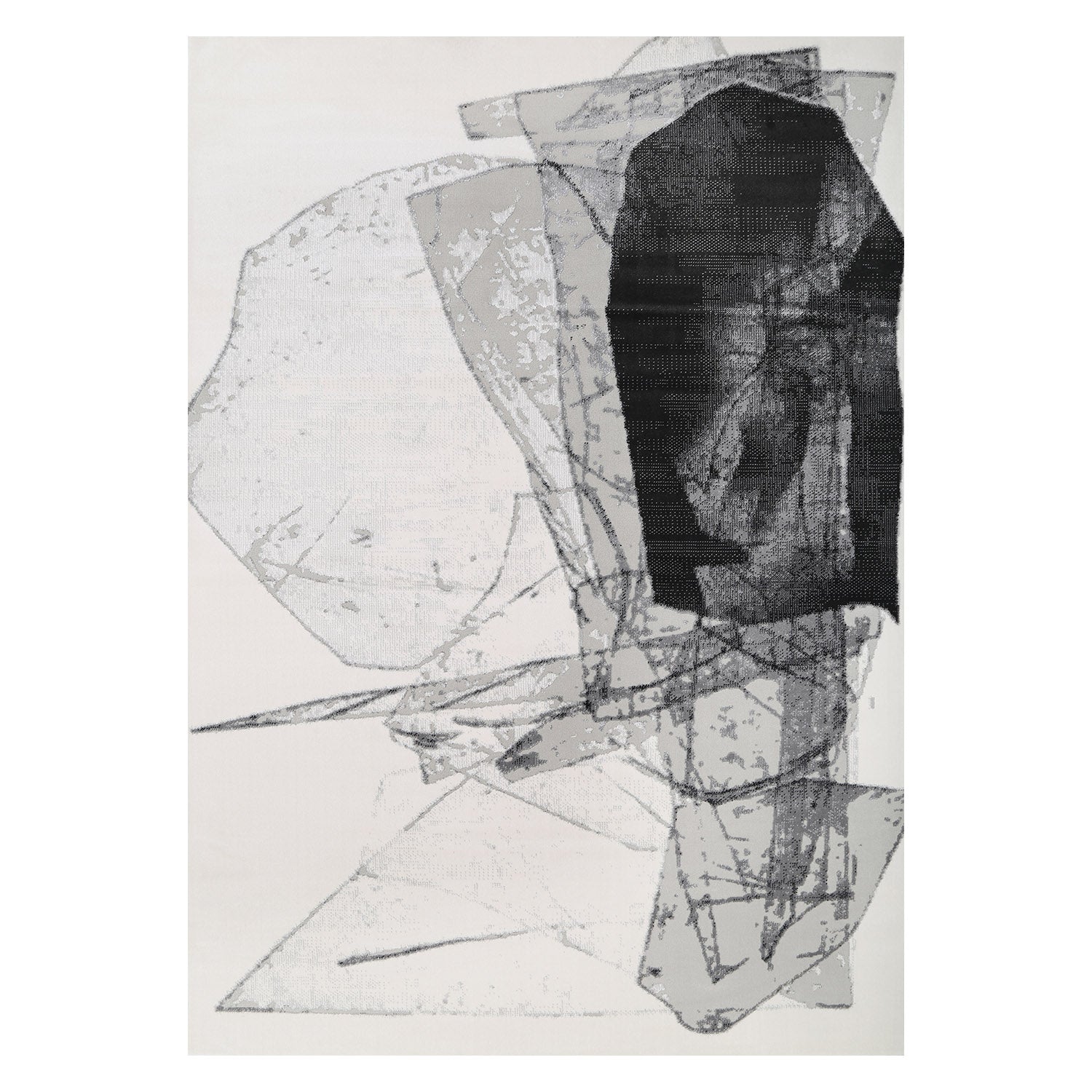 Helsinki Indoor Rug (colour Black/White)