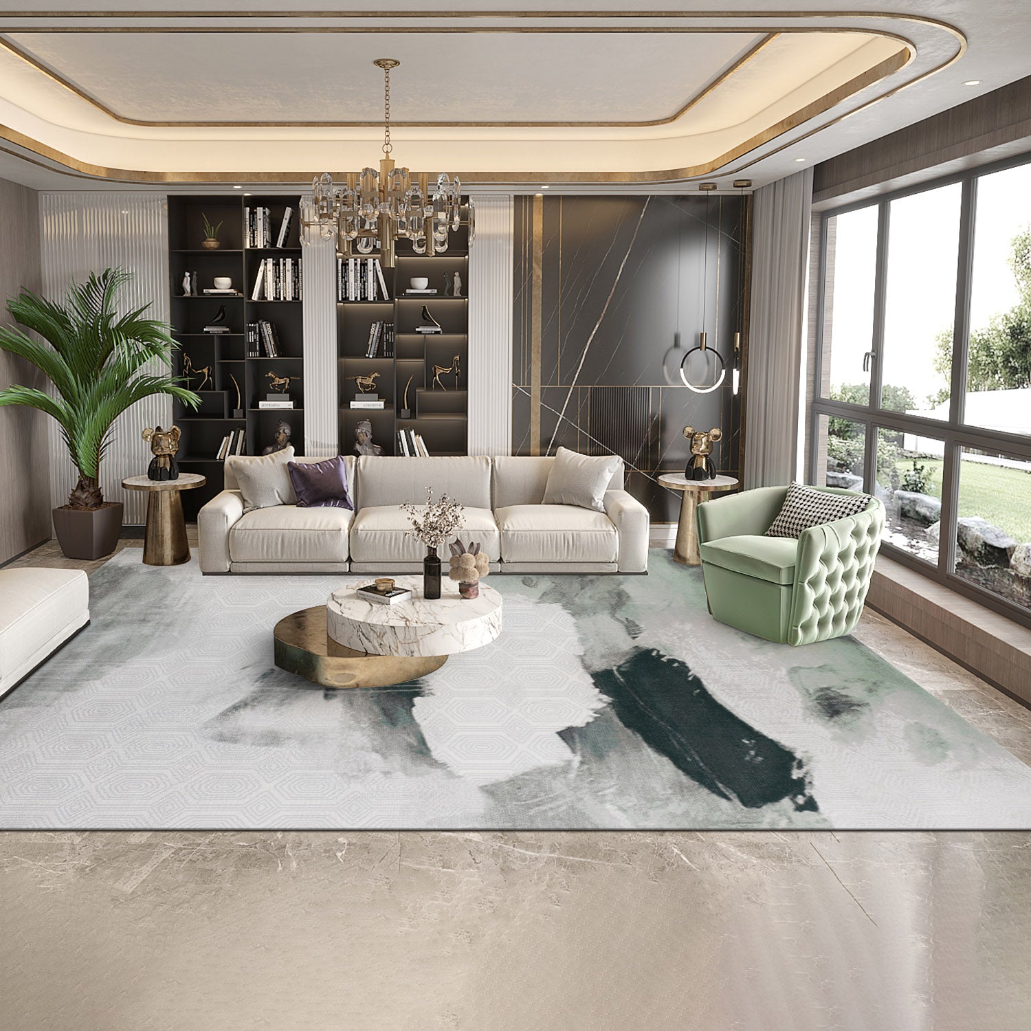 Skydive Indoor Rug (colour Rainforest)