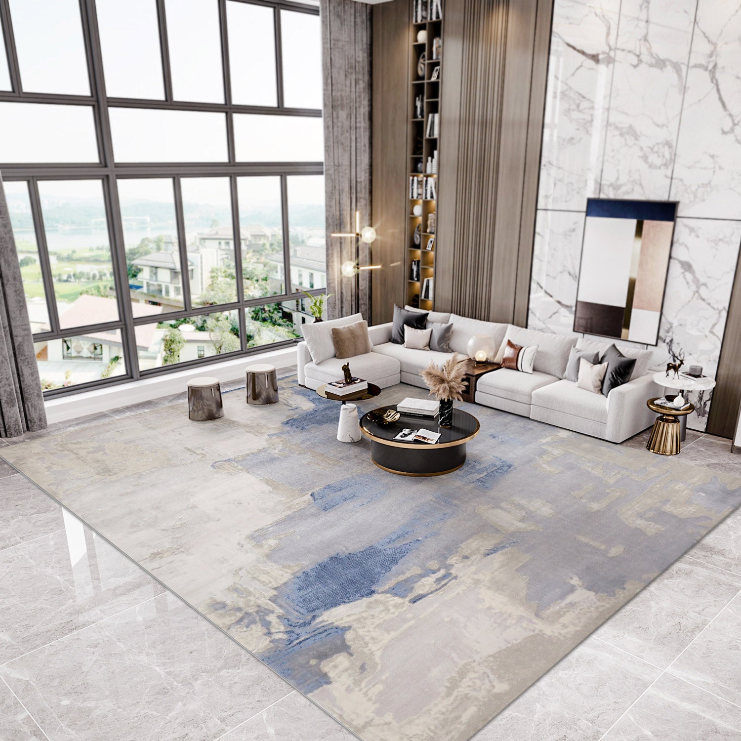 Alaska Indoor Rug (colour Cool Ice)