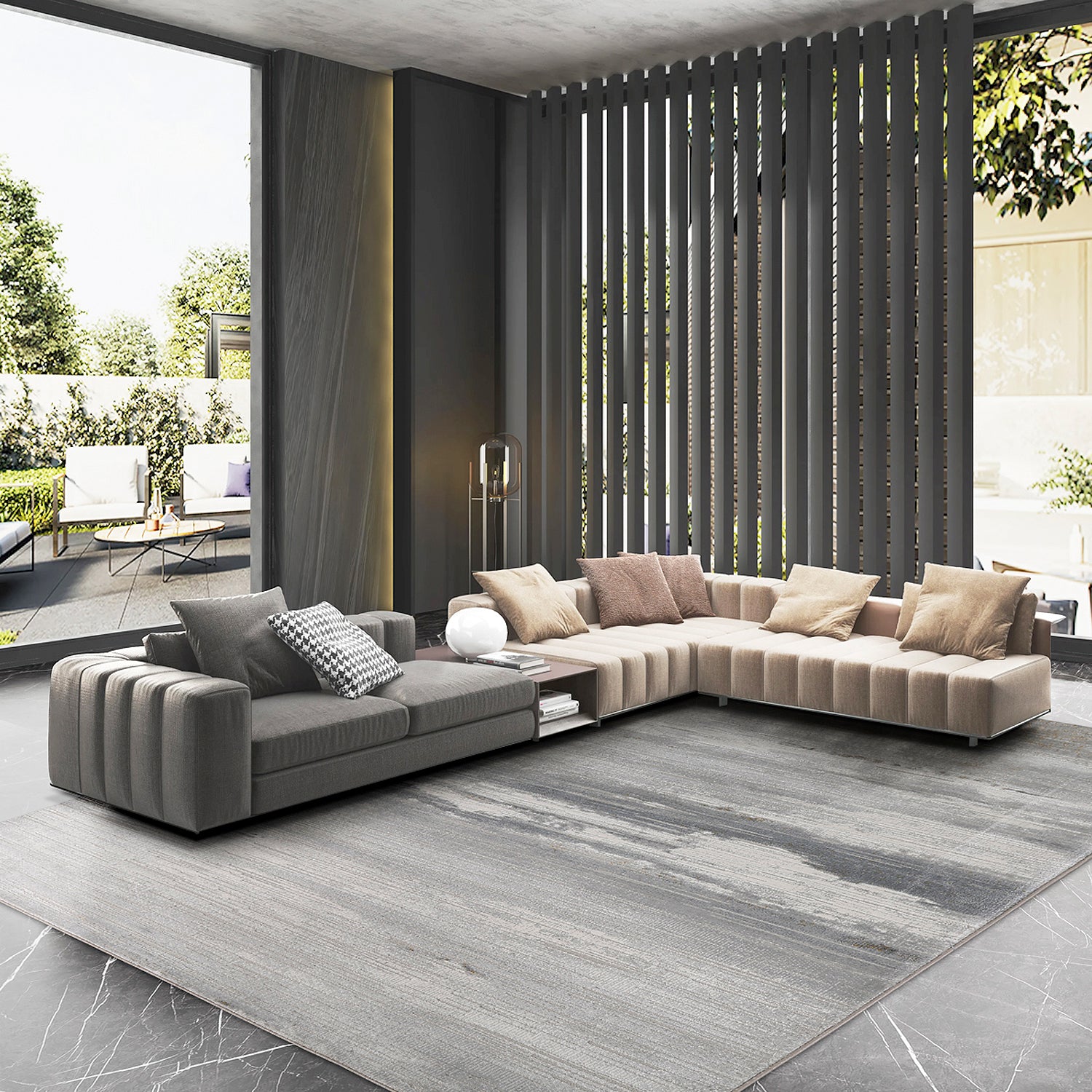 Stormfront Indoor Rug (colour Sandstone)