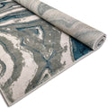 Agate Indoor Rug (Colour Platinum & Teal)