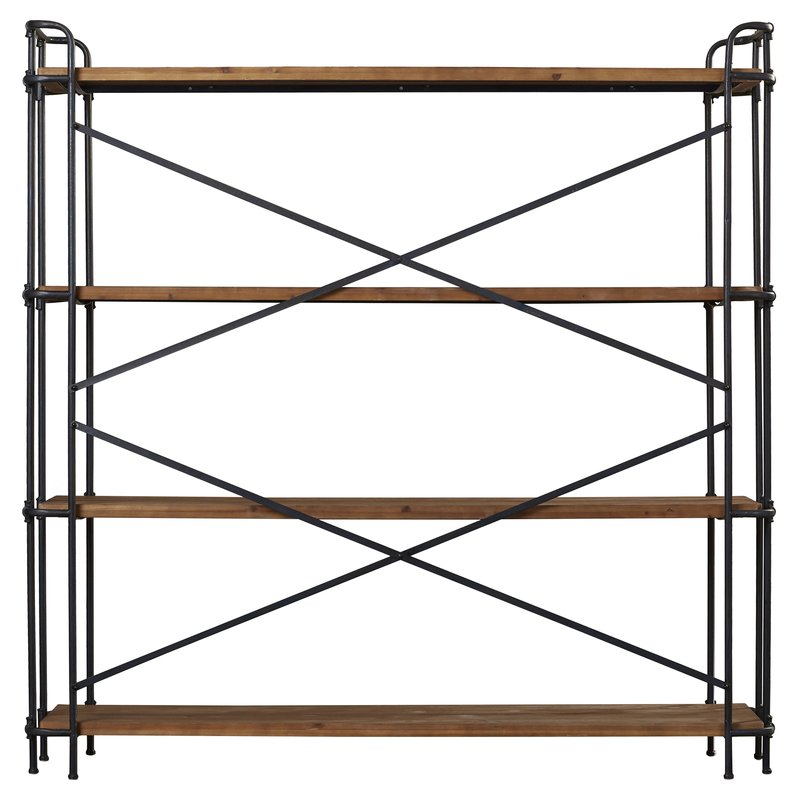 Industrial Style Etagere Bookcase
