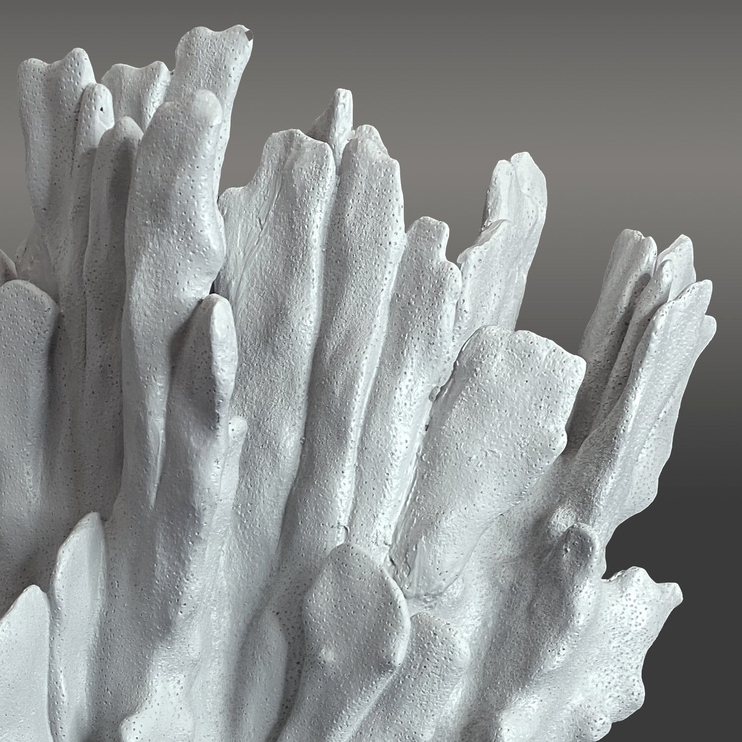 Antler Coral Ornament - Grey