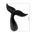 Whale Tail Ornament/Paperweight (Matt Black Colour)