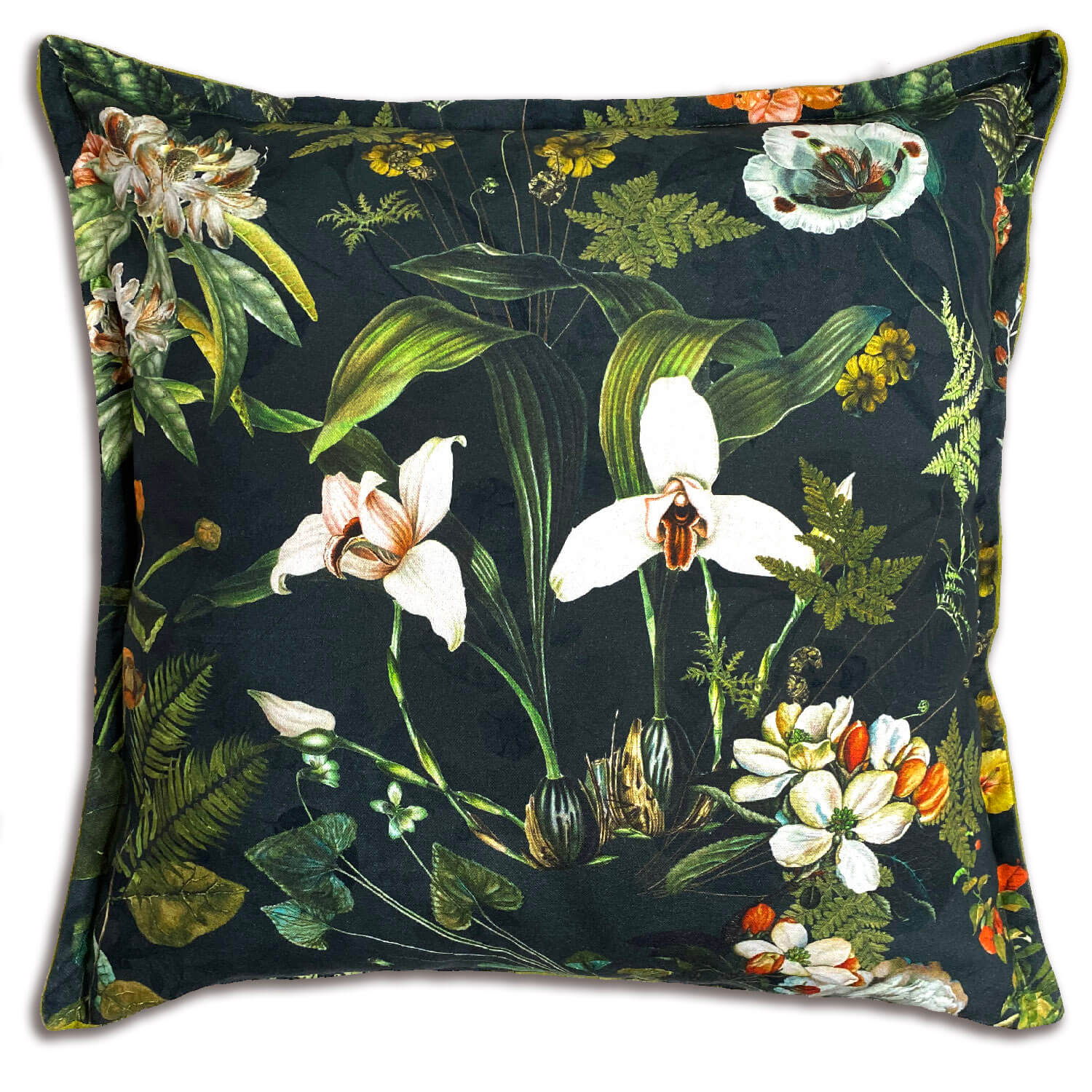 White Iris Cushion