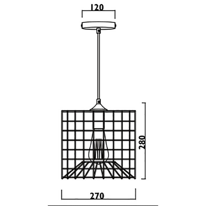 Cylinder Birdcage Pendant
