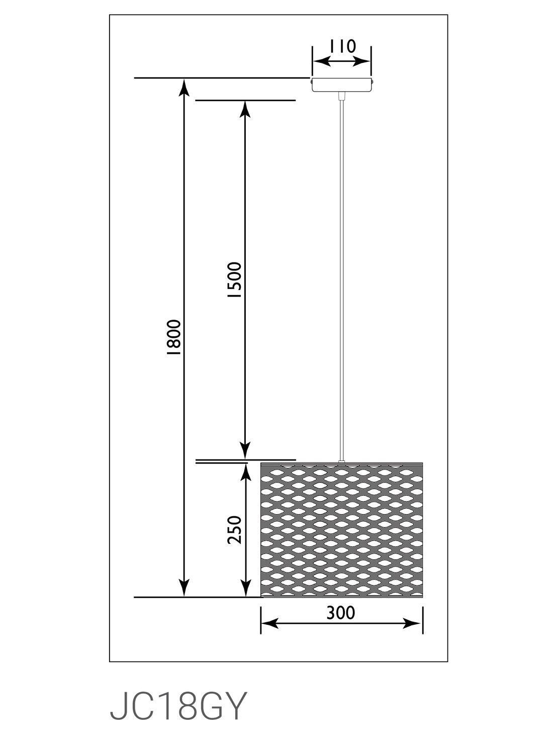 Denmark Metal Pendant