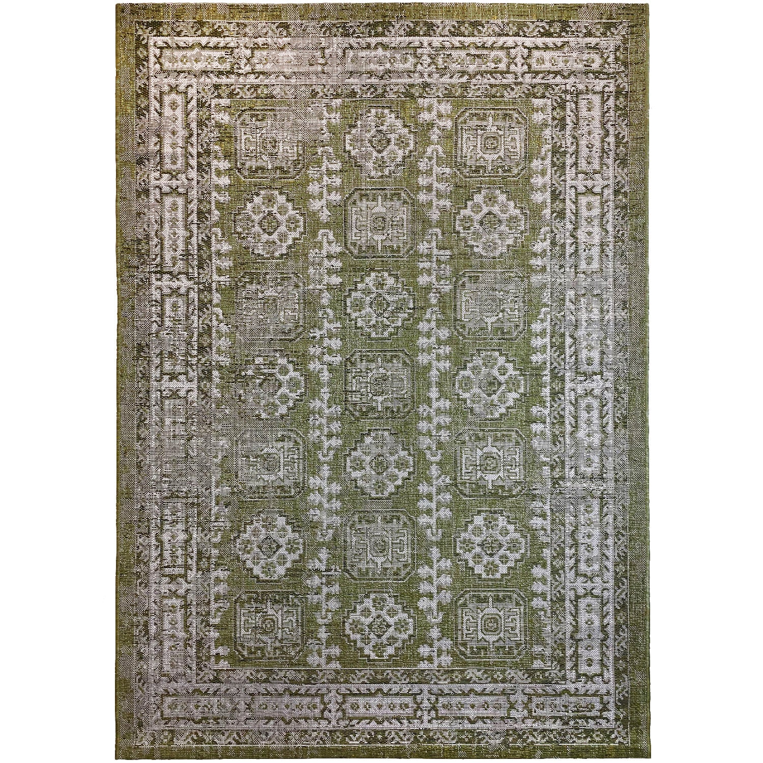 Kandahar Indoor/Outdoor Rug (Green)