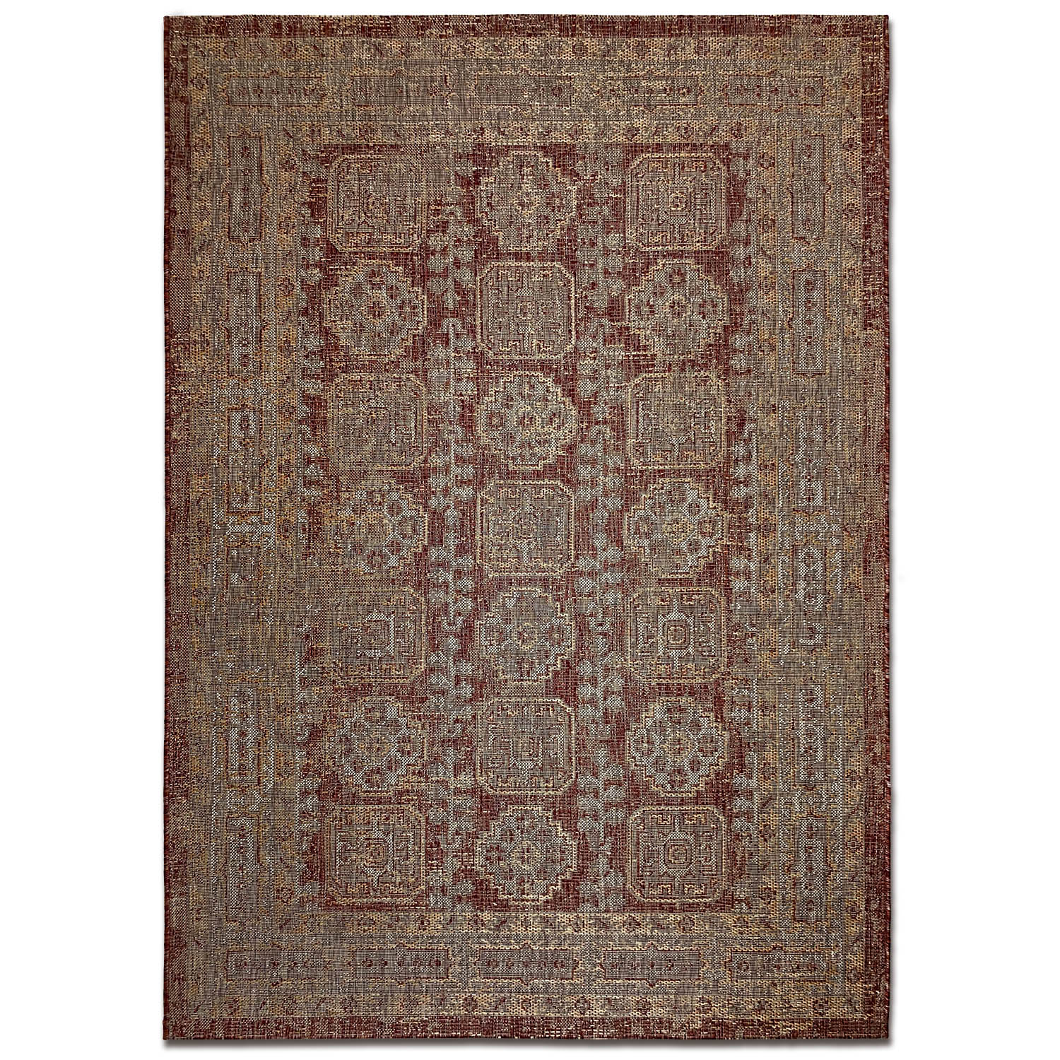 Kandahar Indoor/Outdoor Rug (Terracotta)