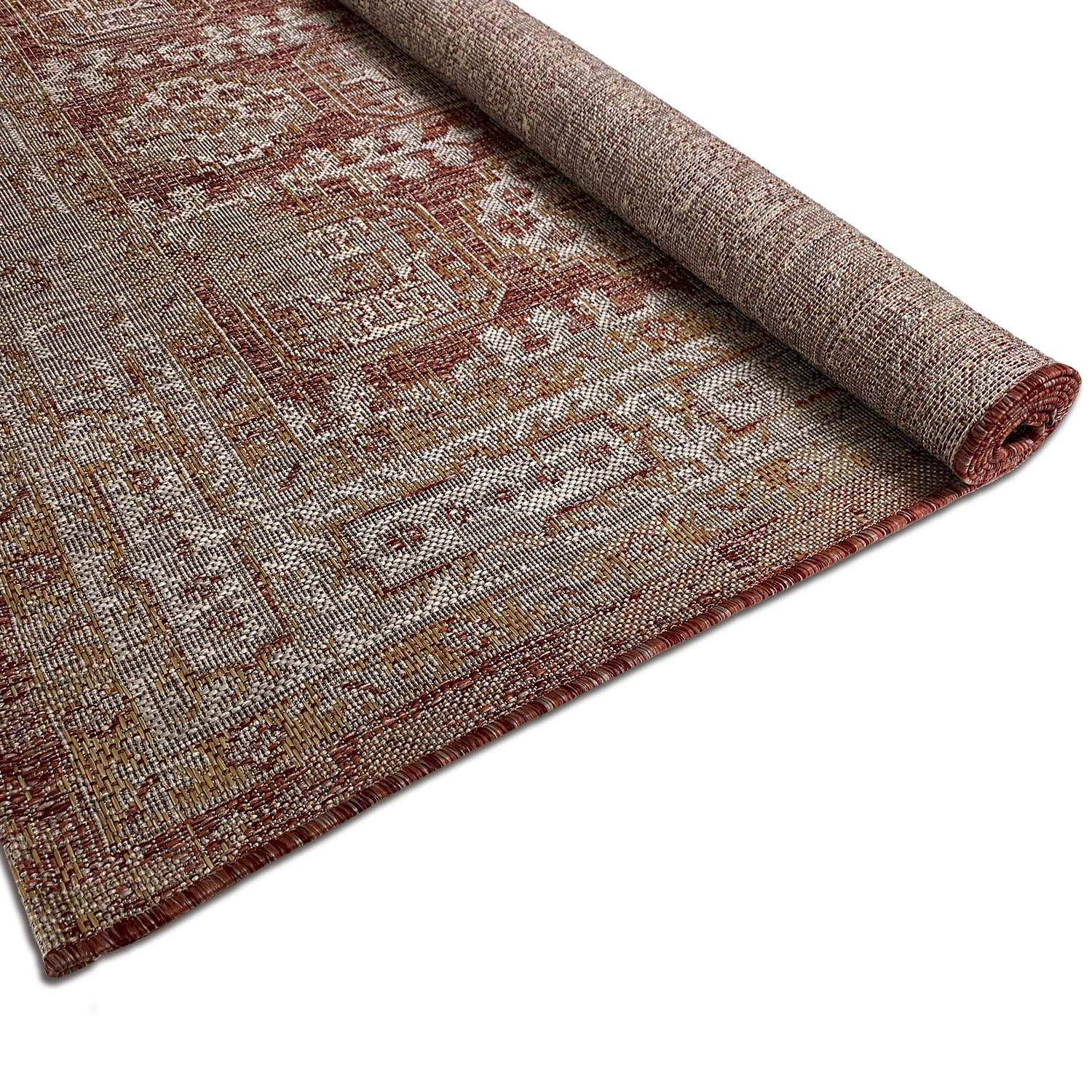 Kandahar Indoor/Outdoor Rug (Terracotta)