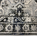 Luxor  Indoor Rug <br> (Charcoal & Silver Colour)