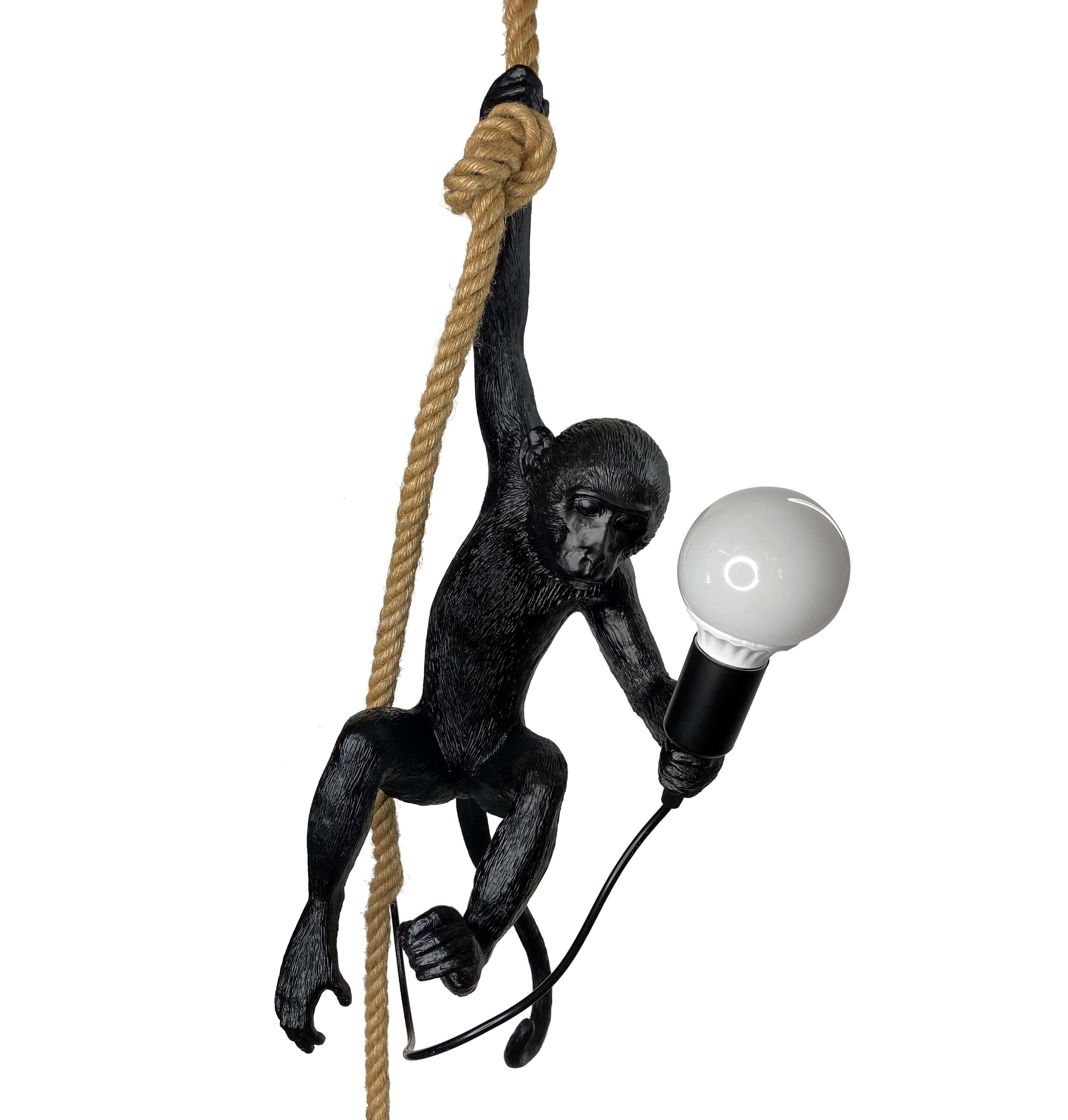 Monkey Pendant Light <br>(Swinging on Rope)