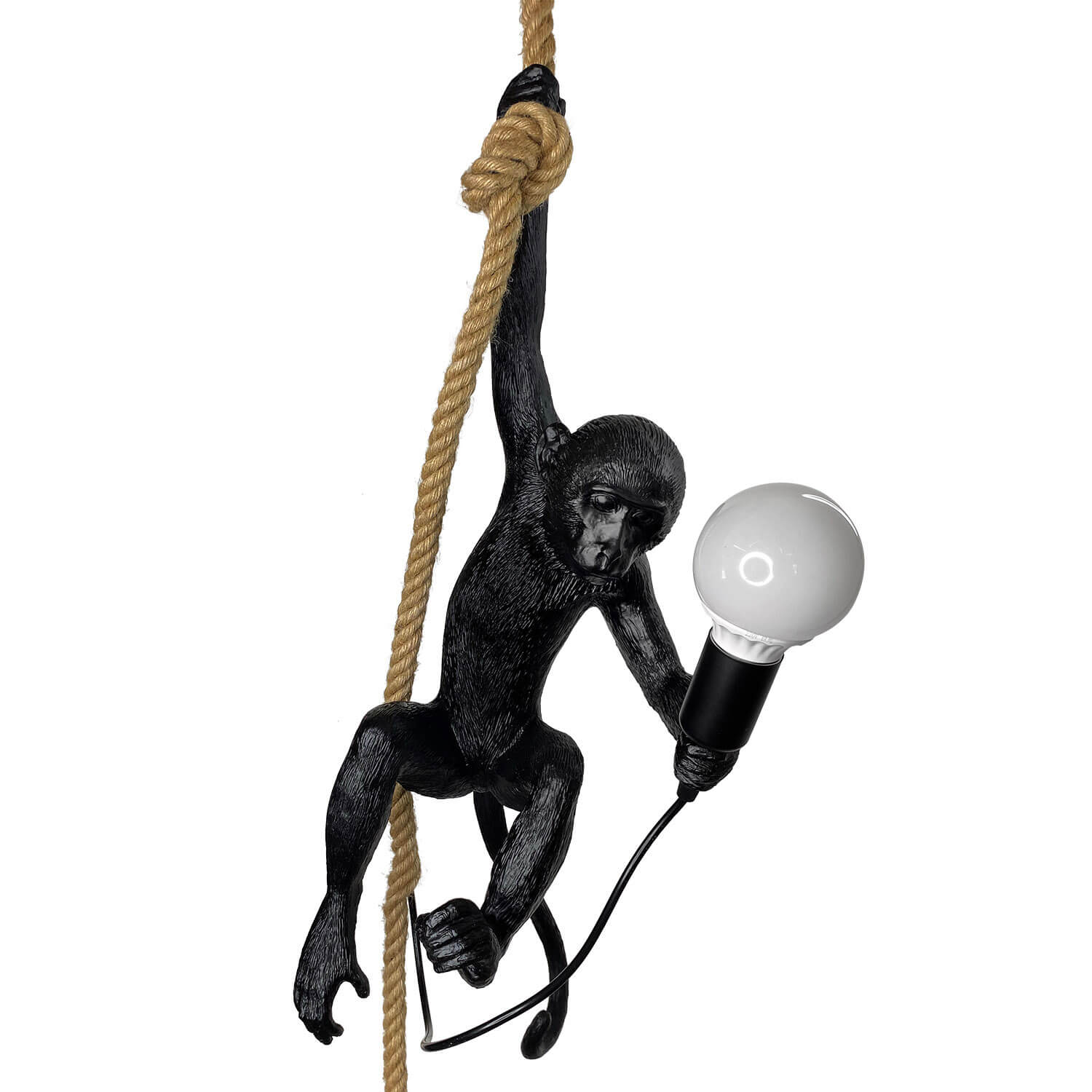 Monkey Pendant Light <br>(Swinging on Rope)