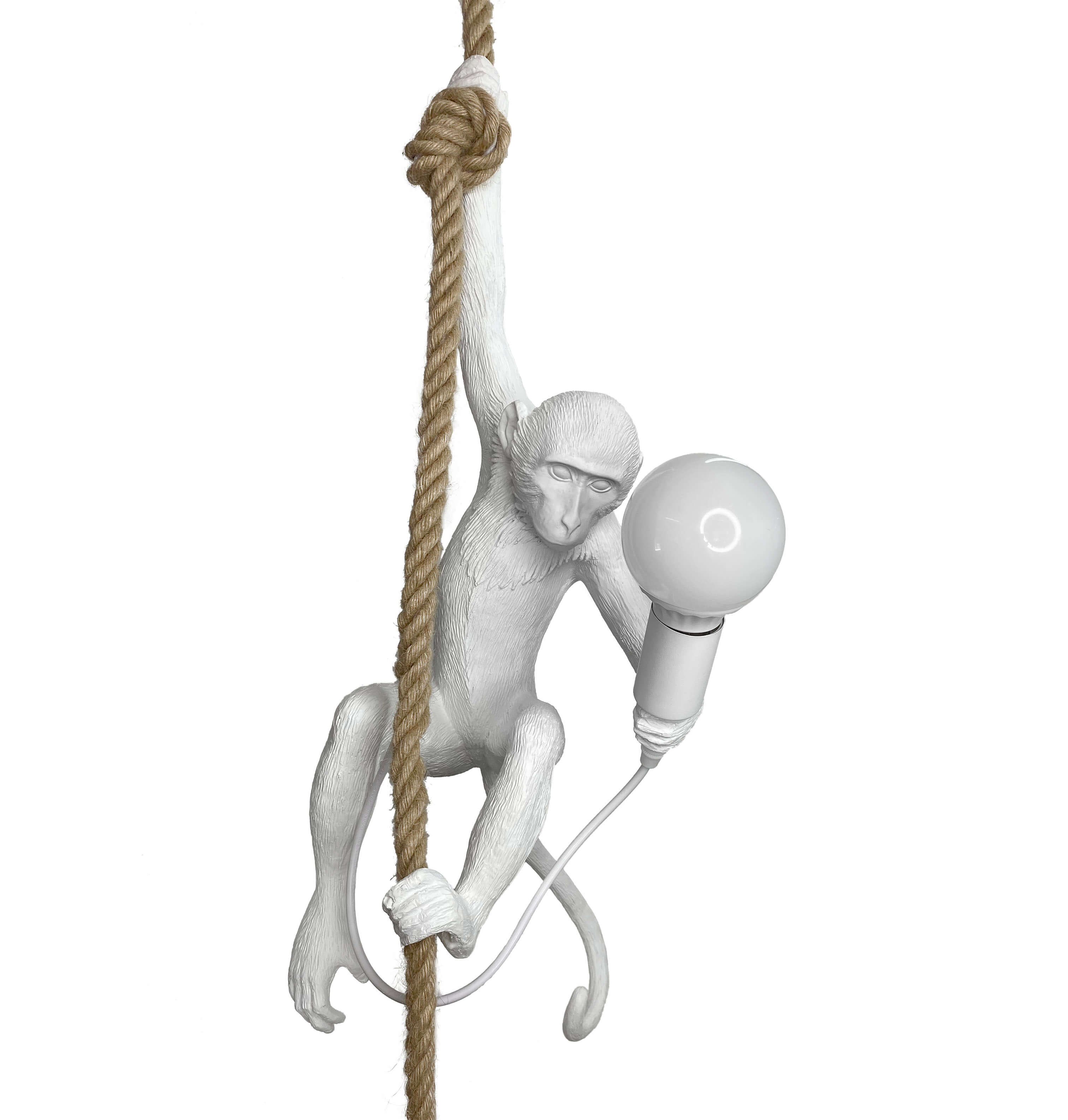 Monkey Pendant Light <br>(Swinging on Rope)