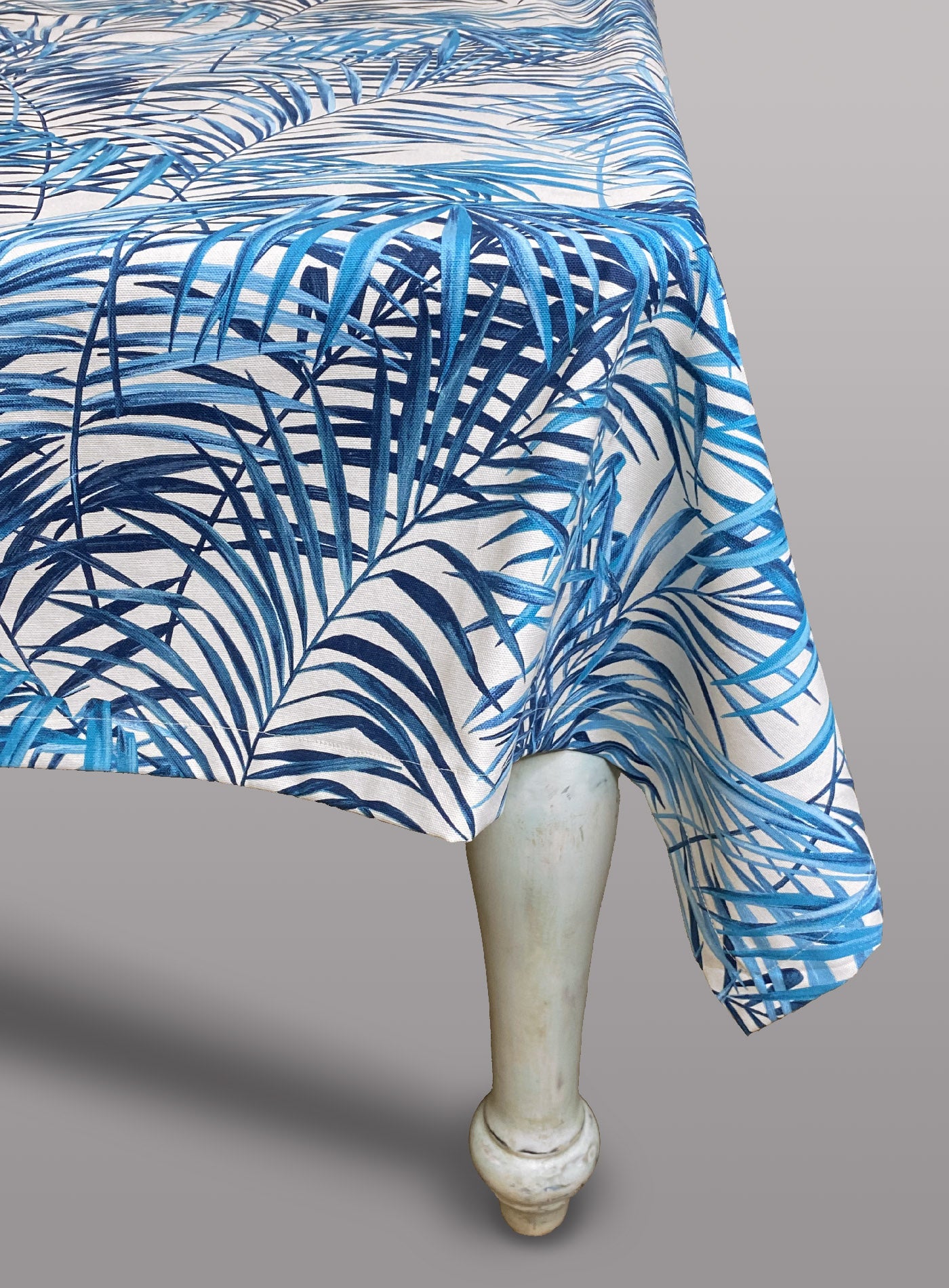 Palm Beach Blue Tablecloth