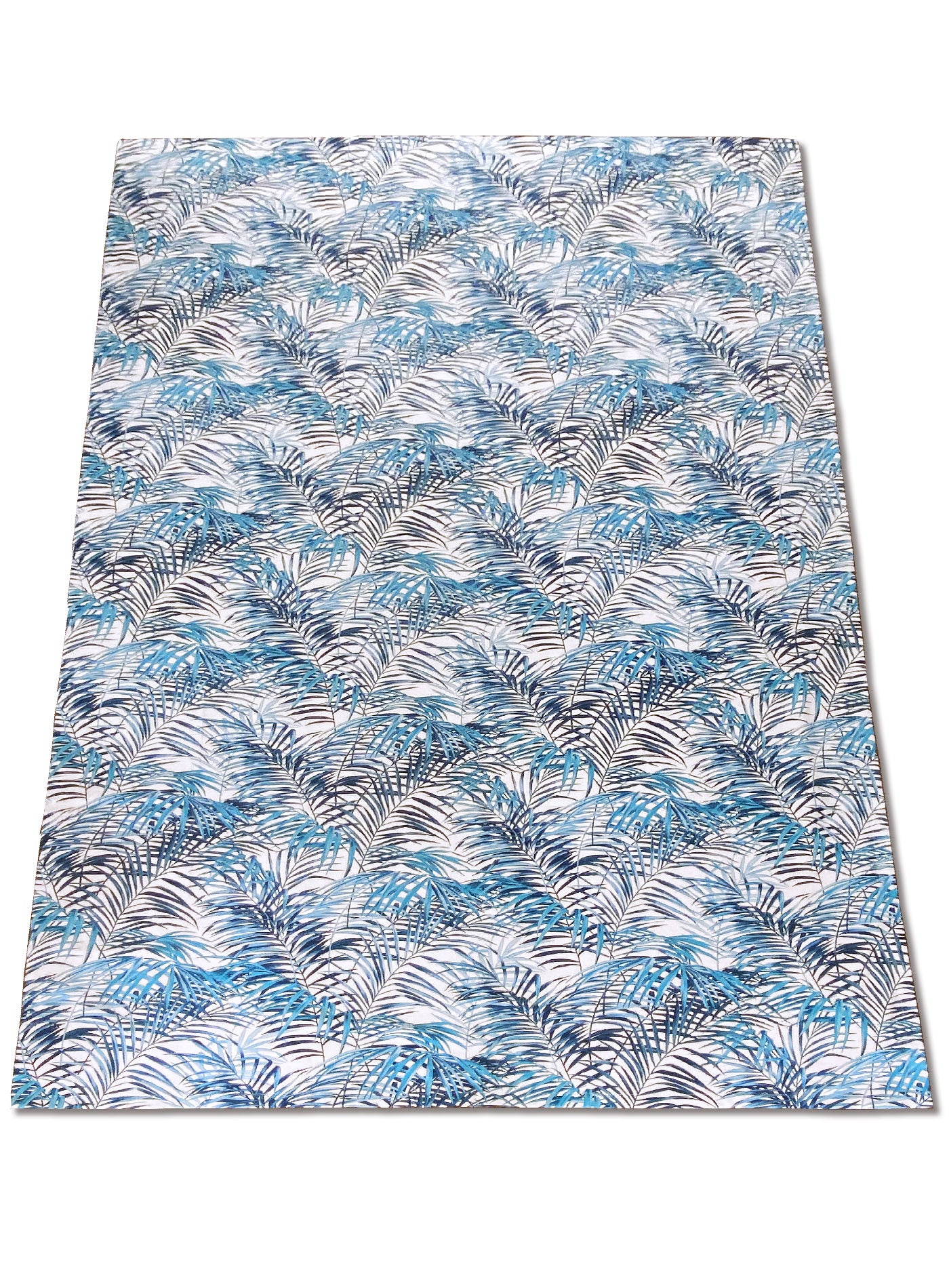 Palm Beach Blue Tablecloth