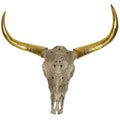 Carved Buffalo Skull