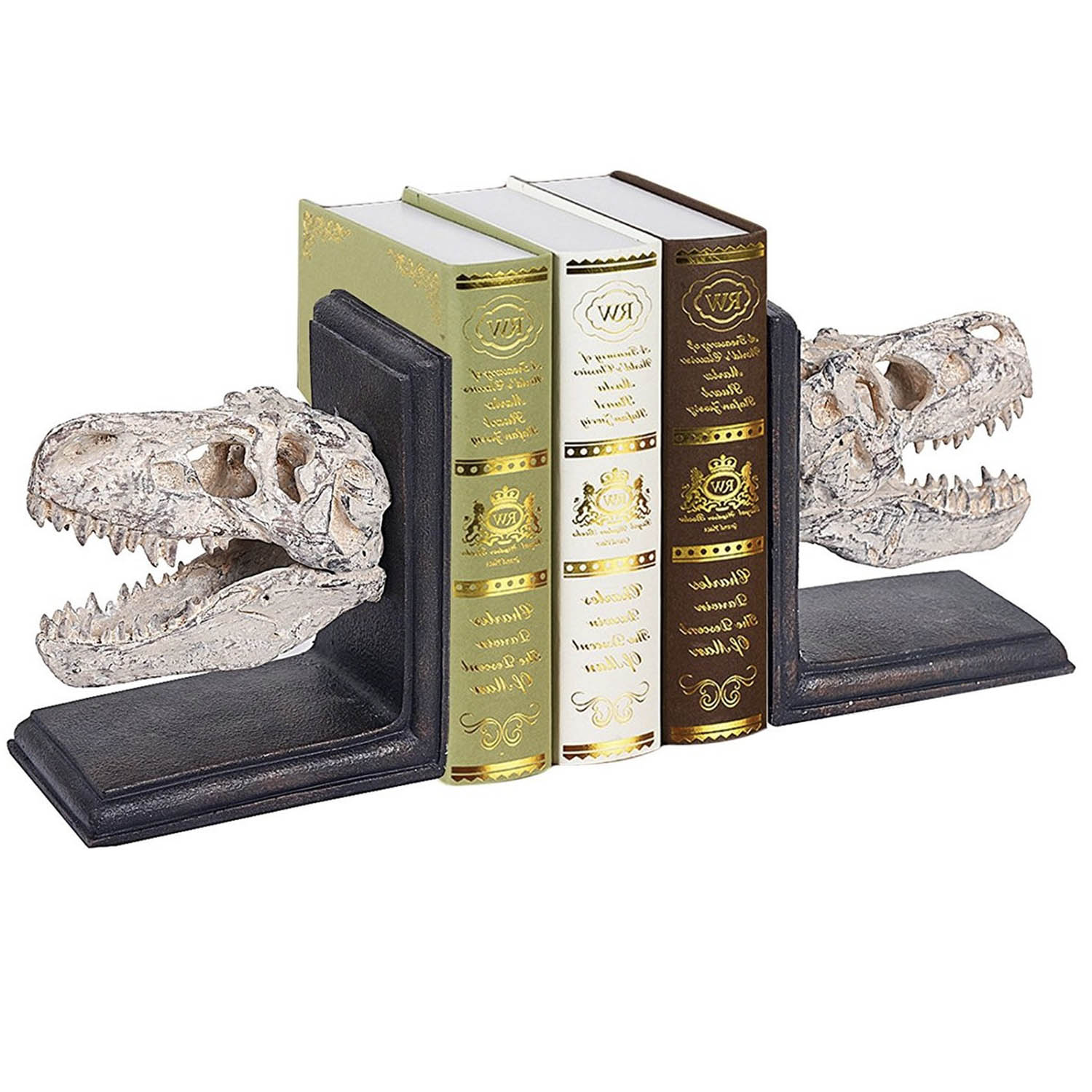T-Rex Skull Bookends