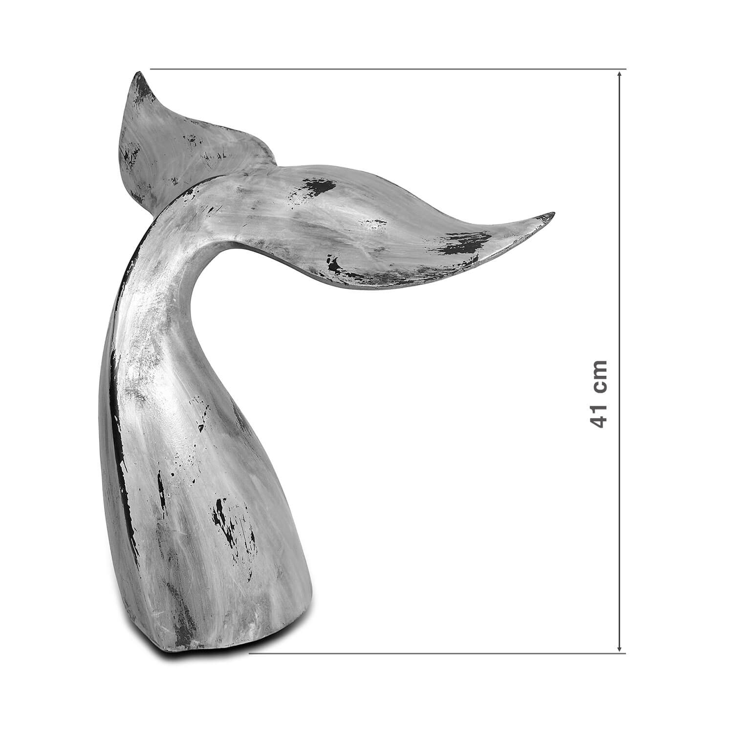 Whale Tail Ornament/Paperweight (Seafoam Colour)