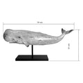 Sperm Whale Ornament - Turquoise