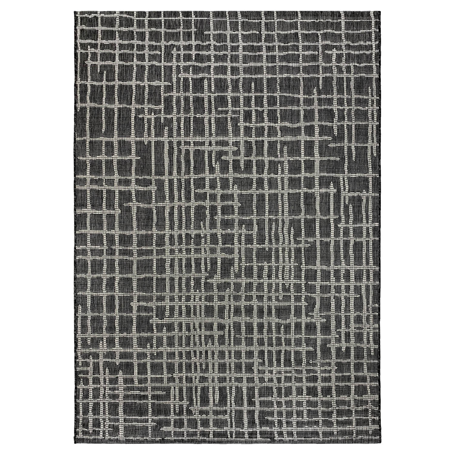 Zanzibar Indoor/Outdoor Rug (Silver) Equator Home